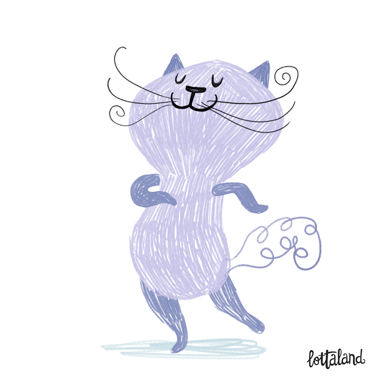 animated gif dancing cat